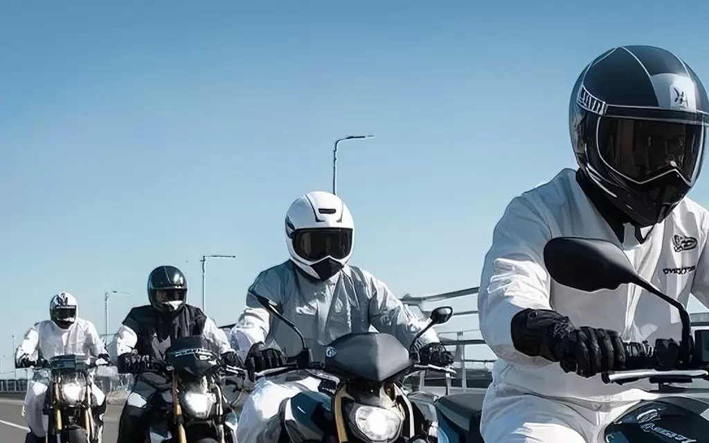 Menunggang motosikal, penerokaan luar dan latihan ketenteraan