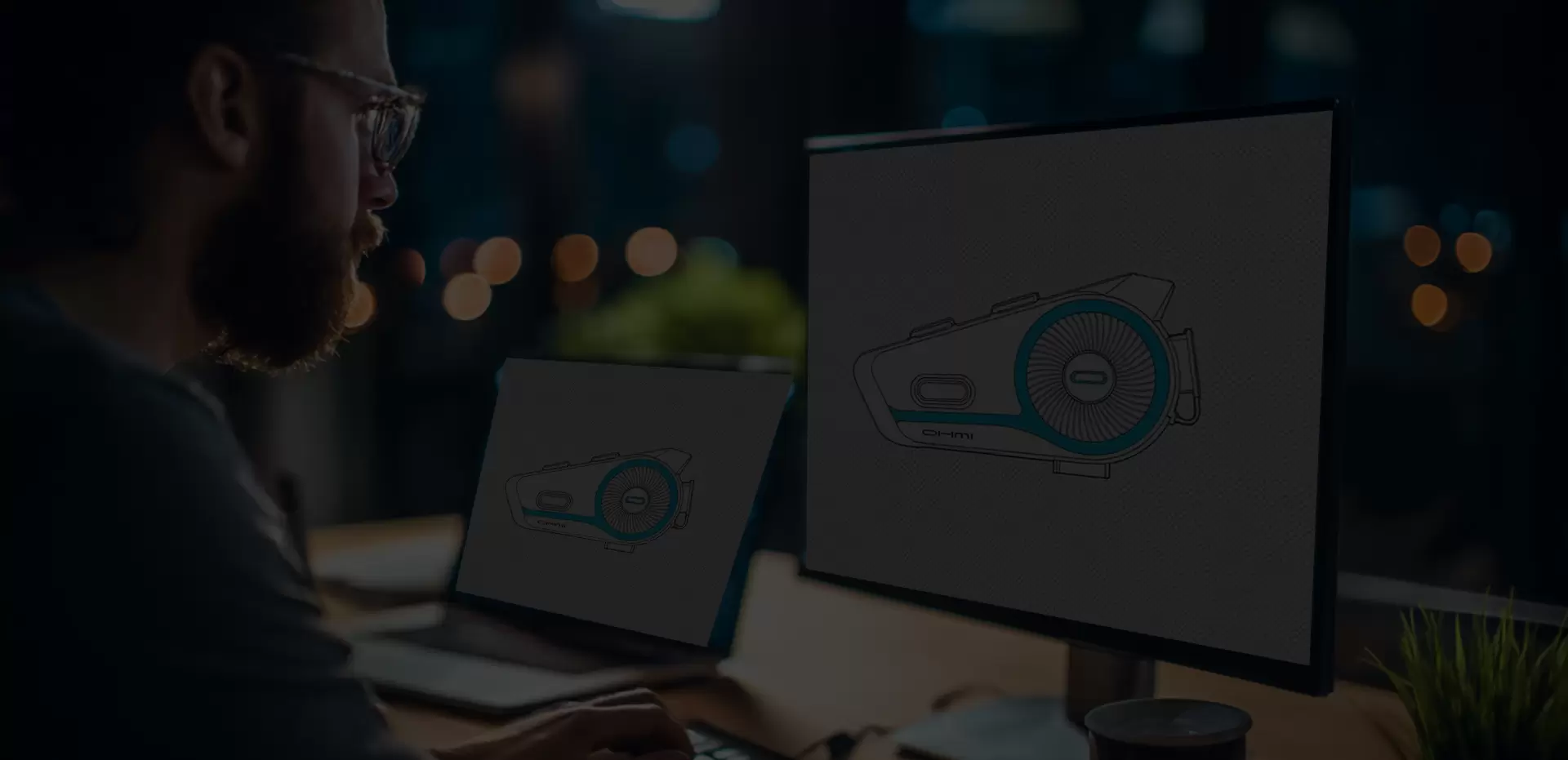 Alat dengar Bluetooth Topi keledar Pintar