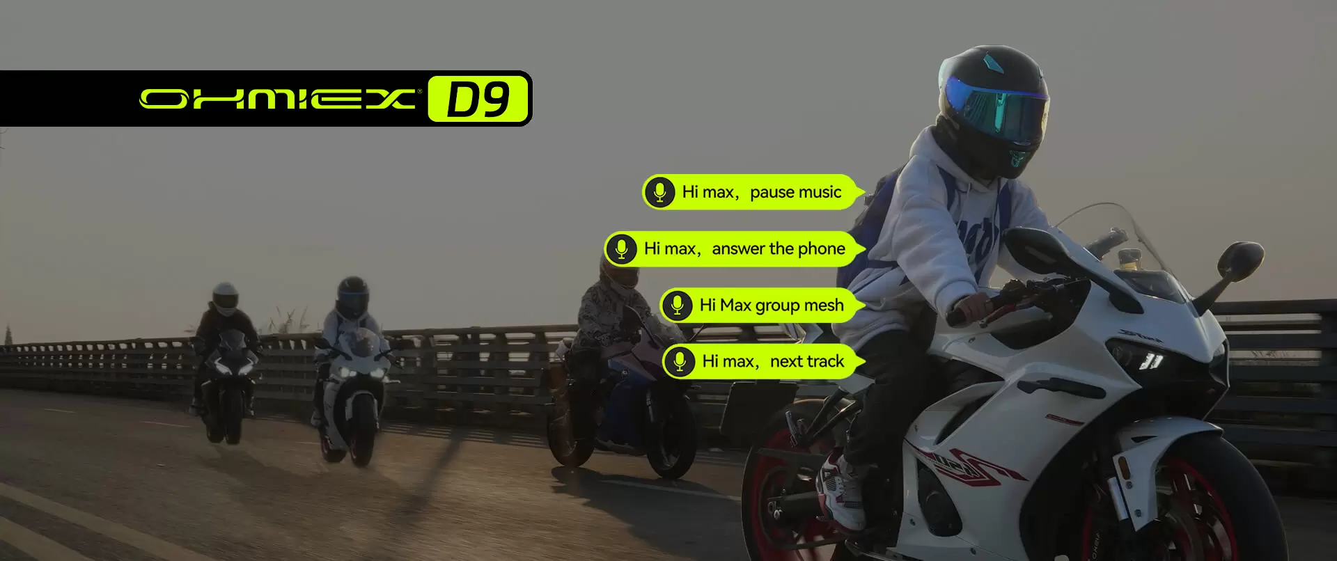 Alat dengar Bluetooth Topi keledar Pintar